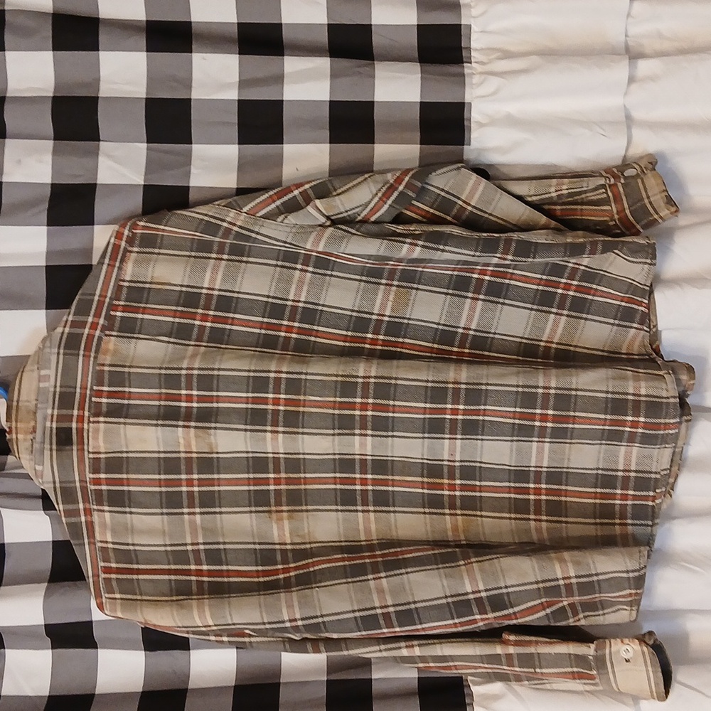 Winter King Vintage Flannel 40s / 50s Large - Picture 3 of 9
